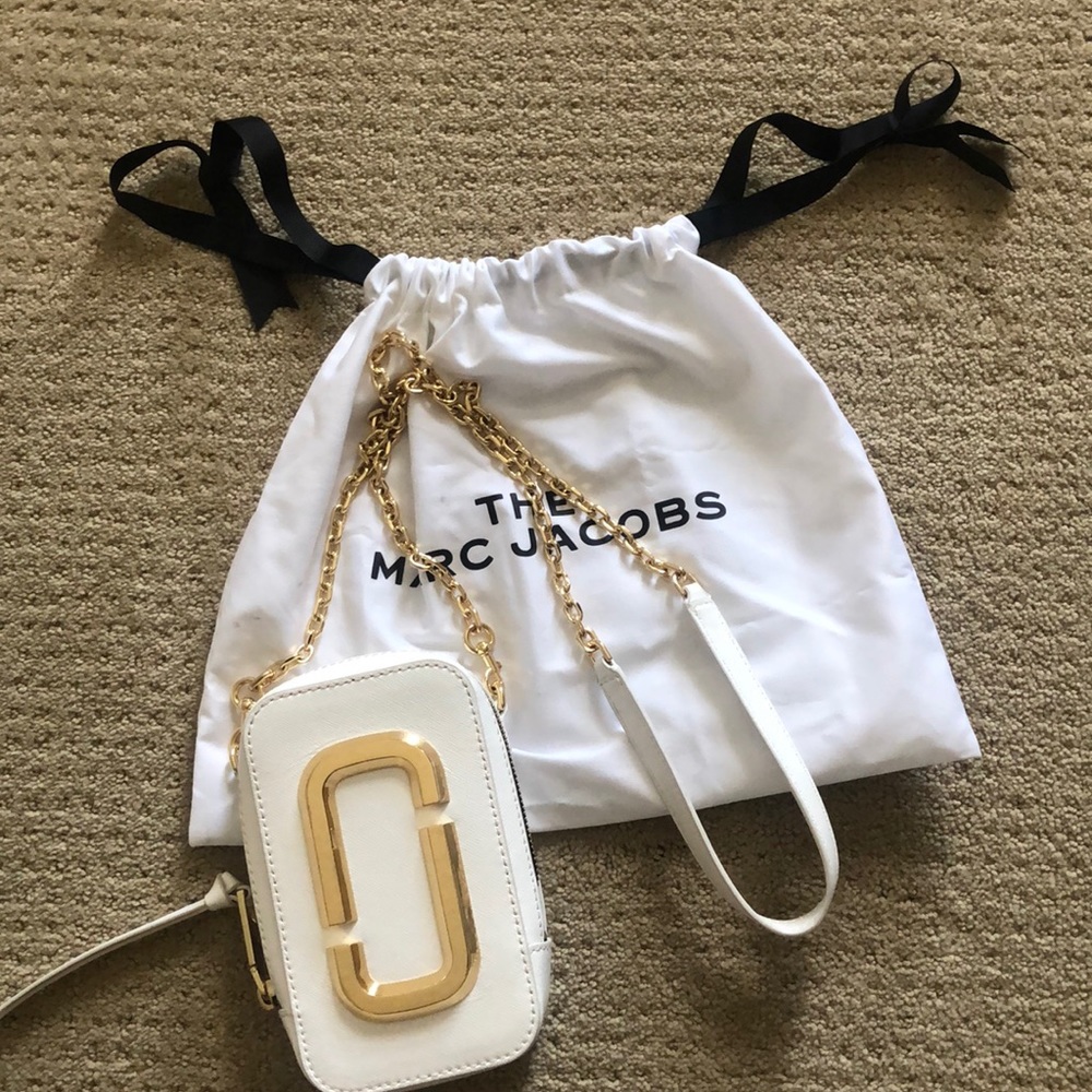 Marc Jacobs Hot Shot Camera Bag White